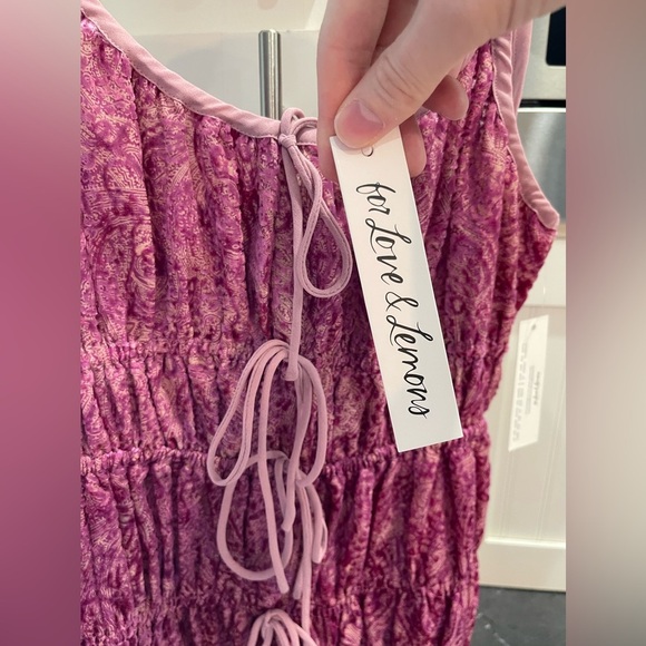 NWT For Love and Lemons Felicity Mini Dress Small - Picture 3 of 4